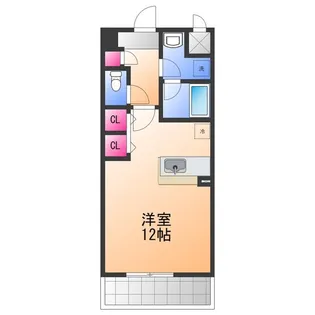 フランディルりんくう【1階】の間取り