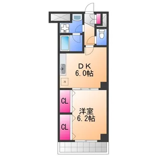 メゾンアズール【3階】の間取り