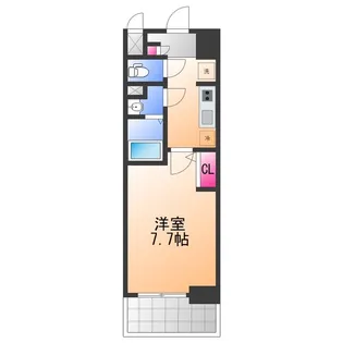 1Kの間取り画像