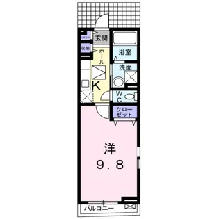 ハノン カンタービレ【1階】の間取り