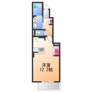 GARDEN 泉【1階】の間取り