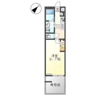 カンパニュール【1階】の間取り
