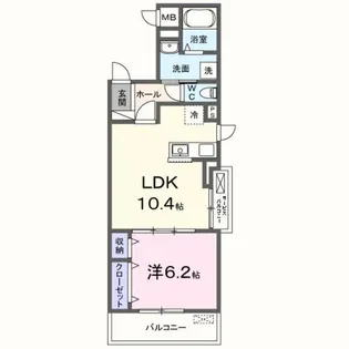 エタン・ロッシ【2階】の間取り