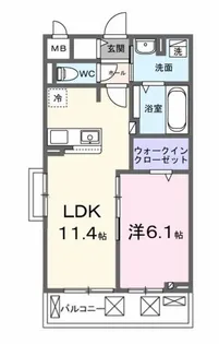 エタン・ロッシ【3階】の間取り