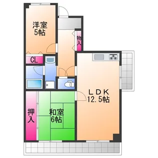ロイヤルコーポ忠岡【3階】の間取り