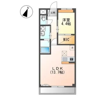 グランドフィルコース【1階】の間取り
