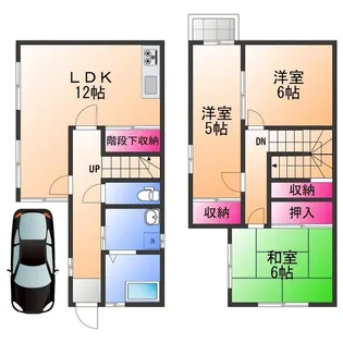 大阪府和泉市室堂町【一戸建】の間取り