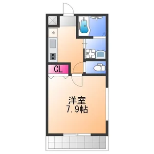 フジパレス助松町Ⅱ番館【1階】の間取り