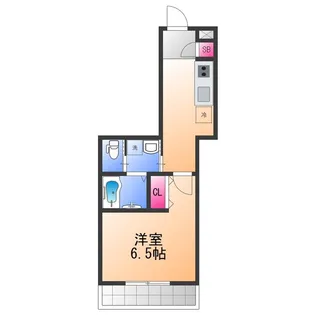 エルグランド津久野【1階】の間取り