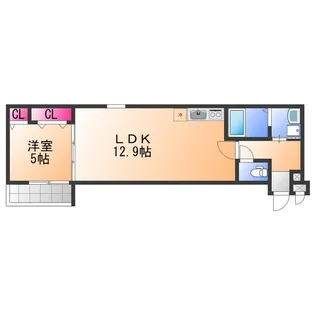 リバーサイド レジデンス【2階】の間取り