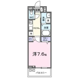 ヒカルサ堺市文珠橋通Ⅰ【3階】の間取り