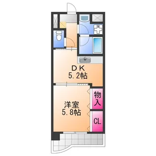 カーサ恵風【1階】の間取り