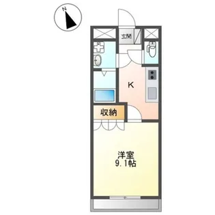 ロッソ・スクーデリア【1階】の間取り