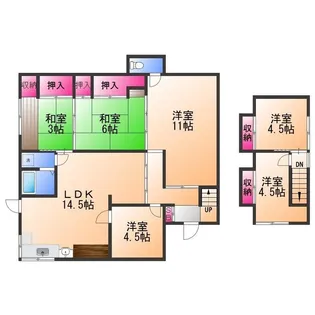 大阪府和泉市池田下町【一戸建】の間取り