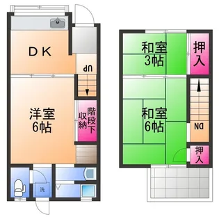 大阪府和泉市富秋町1丁目【一戸建】の間取り