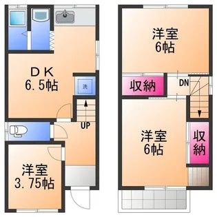 大阪府貝塚市澤【一戸建】の間取り