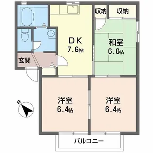 グランメール21【2階】の間取り