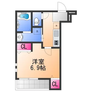 フジパレス諏訪ノ森駅東【3階】の間取り