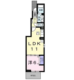 レジデンス光陽【1階】の間取り