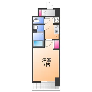 Alivis堺浜寺【7階】の間取り