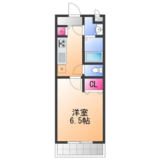 シャルマンフジもずイースト【1階】の間取り