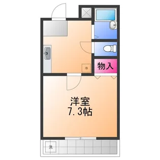 サンパレス藤【2階】の間取り