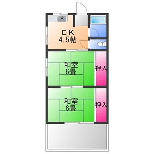 エス・テラス大阪サウス【1階】の間取り