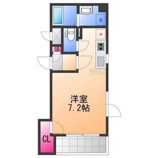 1Kの間取り画像