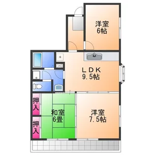 ラームズプラザ【4階】の間取り