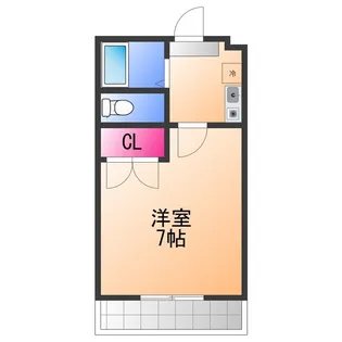 1Kの間取り画像