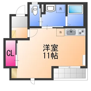 ルナヴォワール【1階】の間取り