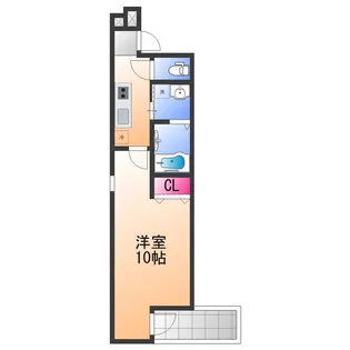フジパレス上野芝Ⅲ番館【2階】の間取り
