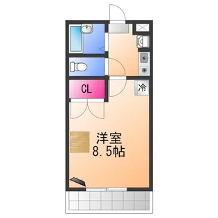 レオパレスKOKADO【1階】の間取り