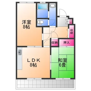 3LDKの間取り画像