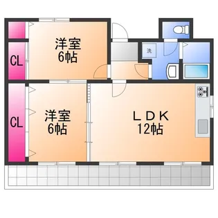 ヴェルドミール府中【2階】の間取り