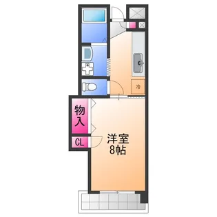 グランシャンブル【1階】の間取り