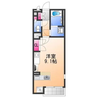 ミランダSouth ViewⅡ【2階】の間取り