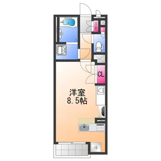 ミランダSouth View【1階】の間取り