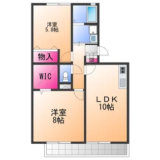 ロイヤルスクエアあむⅡ【3階】の間取り