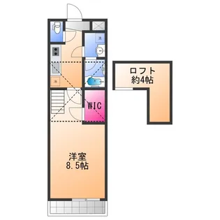 フジパレス浜寺諏訪森ノース【2階】の間取り