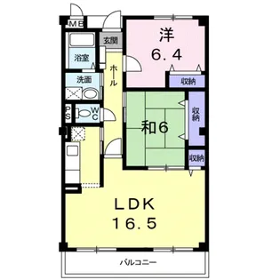 ニュ− グラディオ【3階】の間取り
