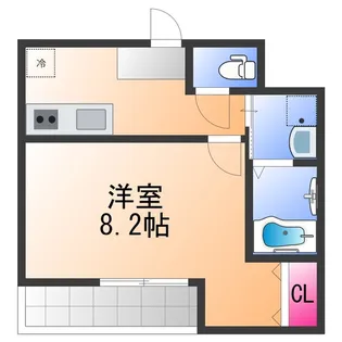 フジパレス堺鳳中Ⅴ番館【2階】の間取り