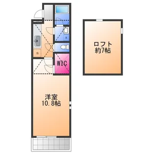 モンサント旭町【2階】の間取り