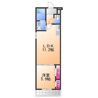 ポート フルール【1階】の間取り
