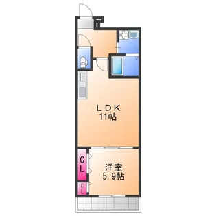 ポート フルール【1階】の間取り