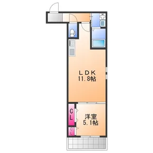 ポート フルール【2階】の間取り