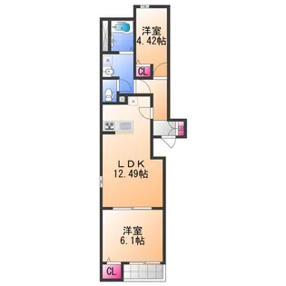 F+style東港町【1階】の間取り