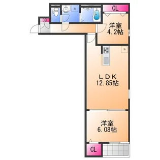 F+style東港町【3階】の間取り
