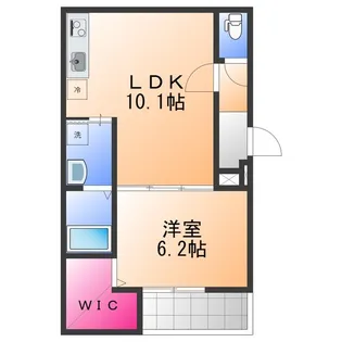 フジパレス シエスタ【2階】の間取り