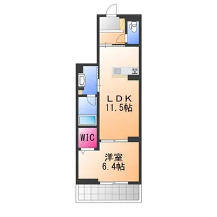 シャーメゾン プレベネッセ【2階】の間取り